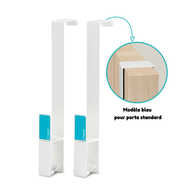 Enfile-couette Hopoli - Porte Standard Bleu