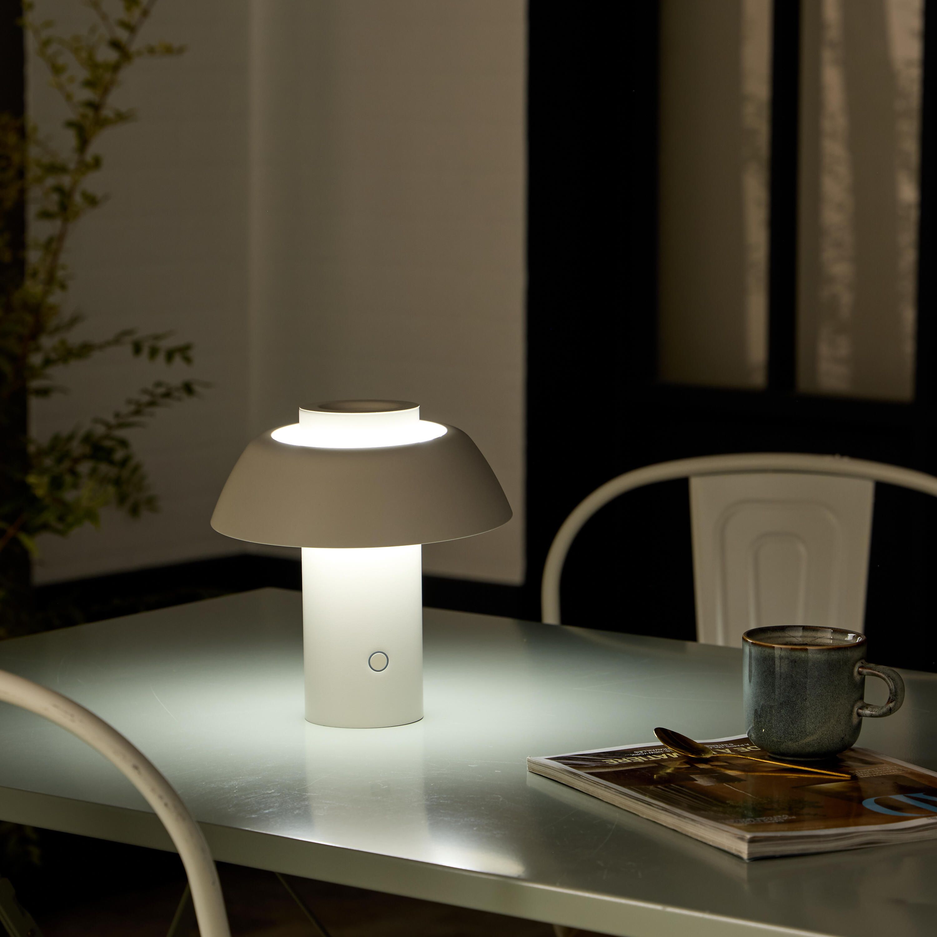 Candeeiro de mesa, 500 Lúmenes, brancos ajustáveis, Floral INSPIRE - 2
