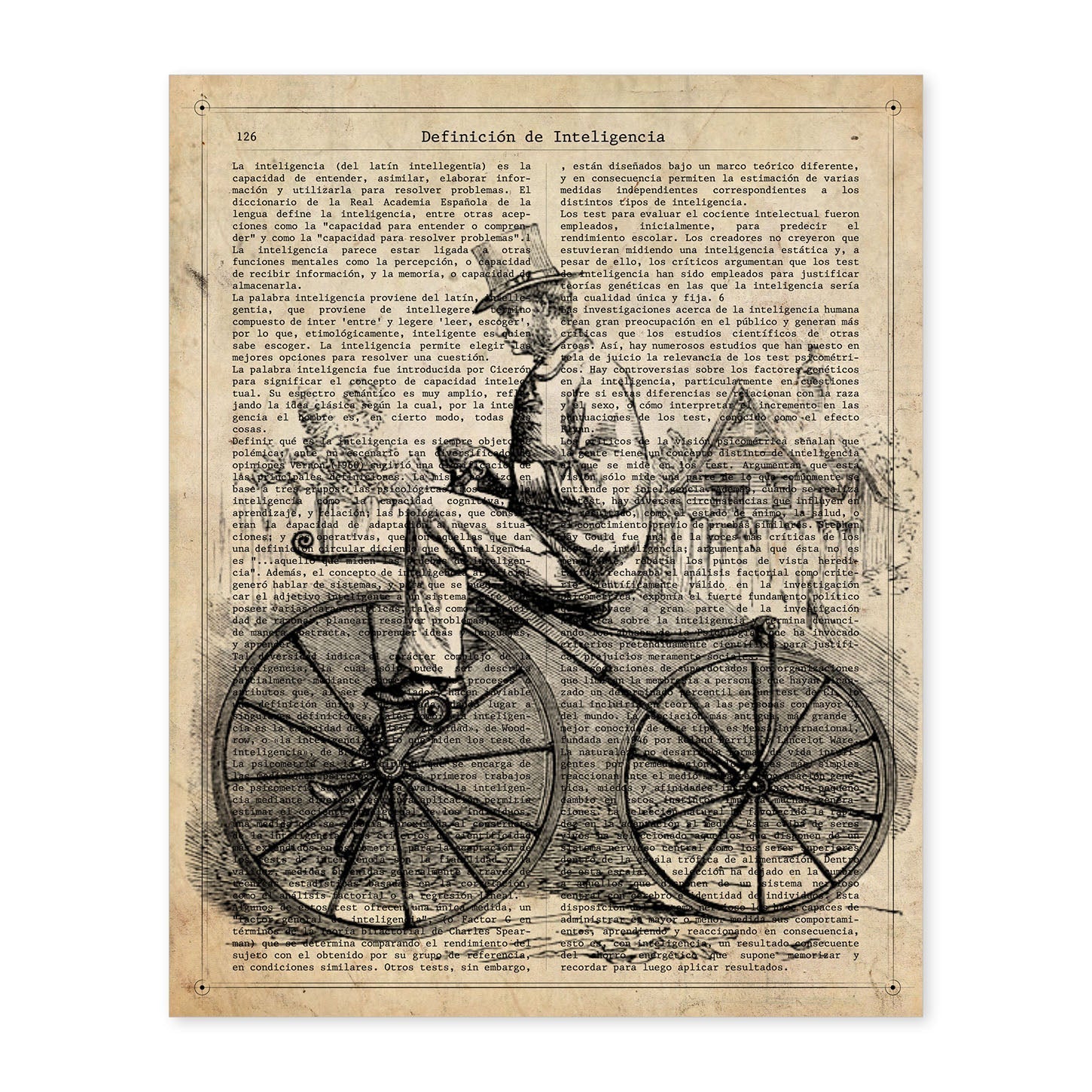 Poster Vintage Cyclisme - Manifeste Français, Déco Bureau, Fabriqué En Italie