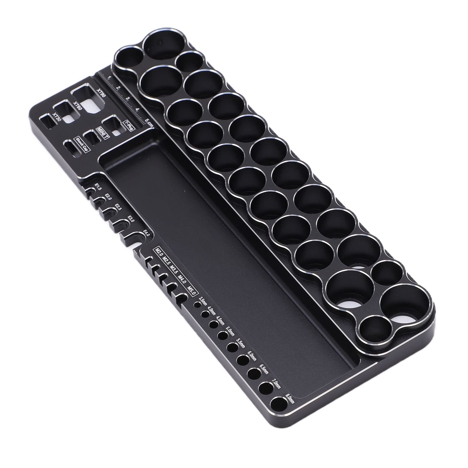 Organisateur De Bureau 2 Étagères En Aluminium | 42 Emplacements Pour Outils, Stylos | Support Tournevis - Panv
