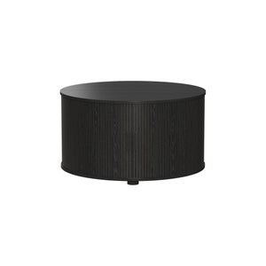 Table Basse SELVA Vicco - Chêne, 80x80x45 Cm, Avec Porte Coulissante De Rangement