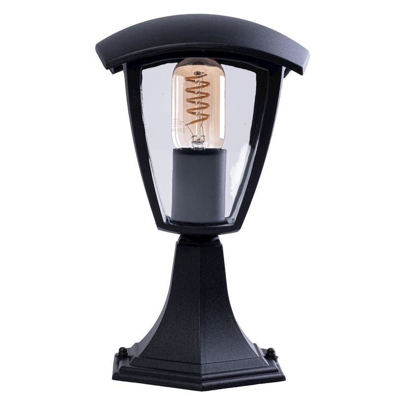 Lampa ogrodowa stojąca Fox czarna 1xE27x60W IP44 wym: 29 x 17 x 17 cm aluminium Eko-Light