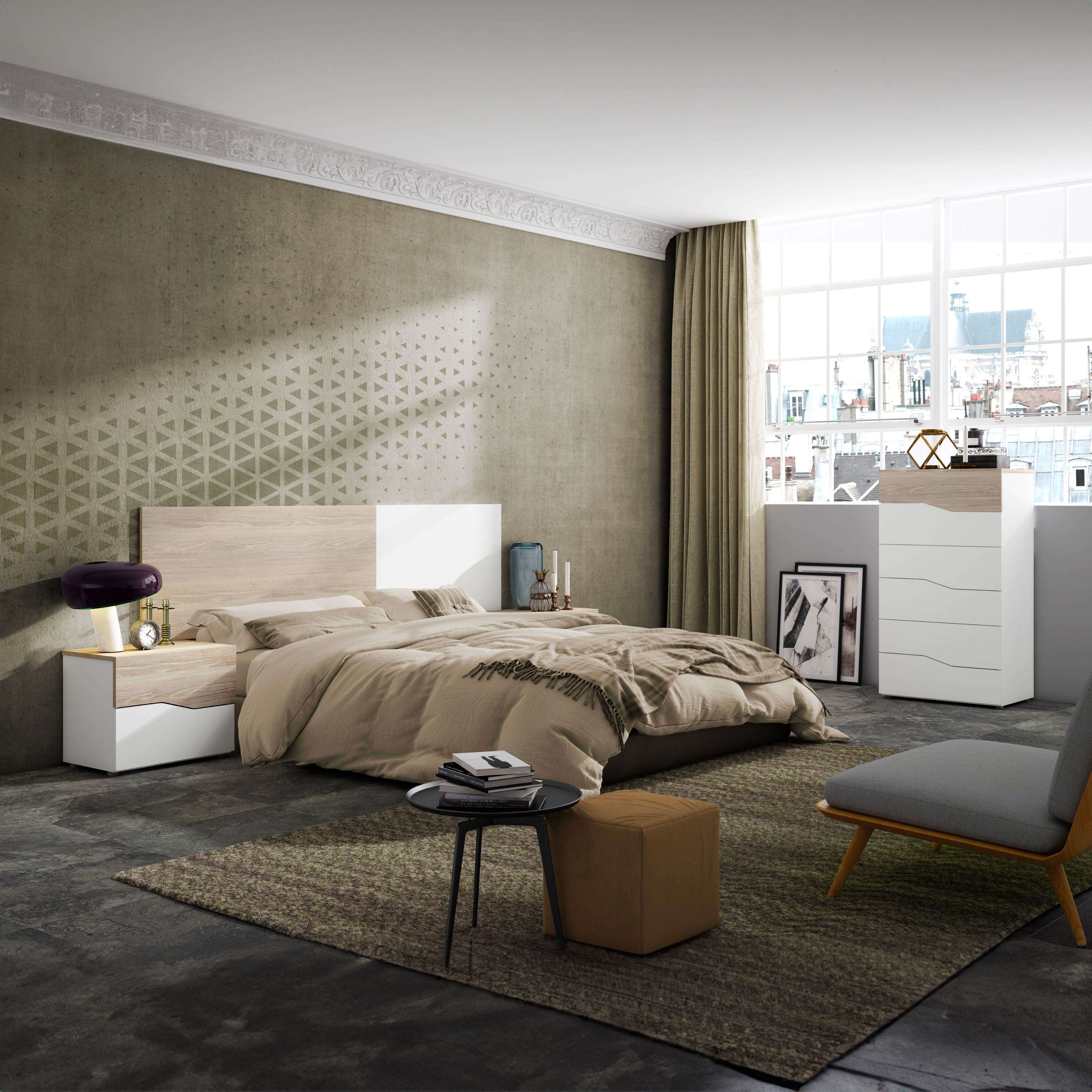 Cabecero de cama New Couple Sahara - Blanco Mate - 7