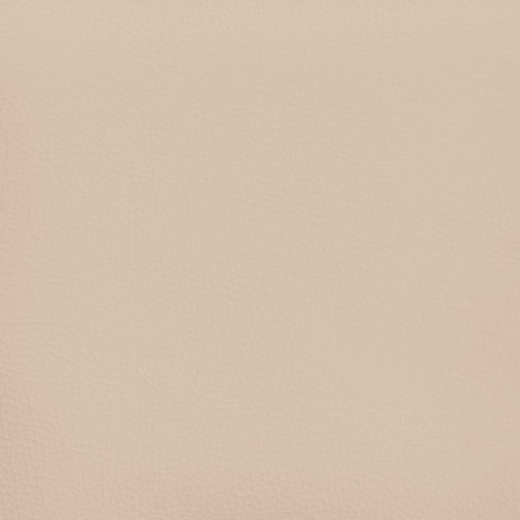 Cadre de lit sans matelas cappuccino 180 x 200 cm en similicuir - 8