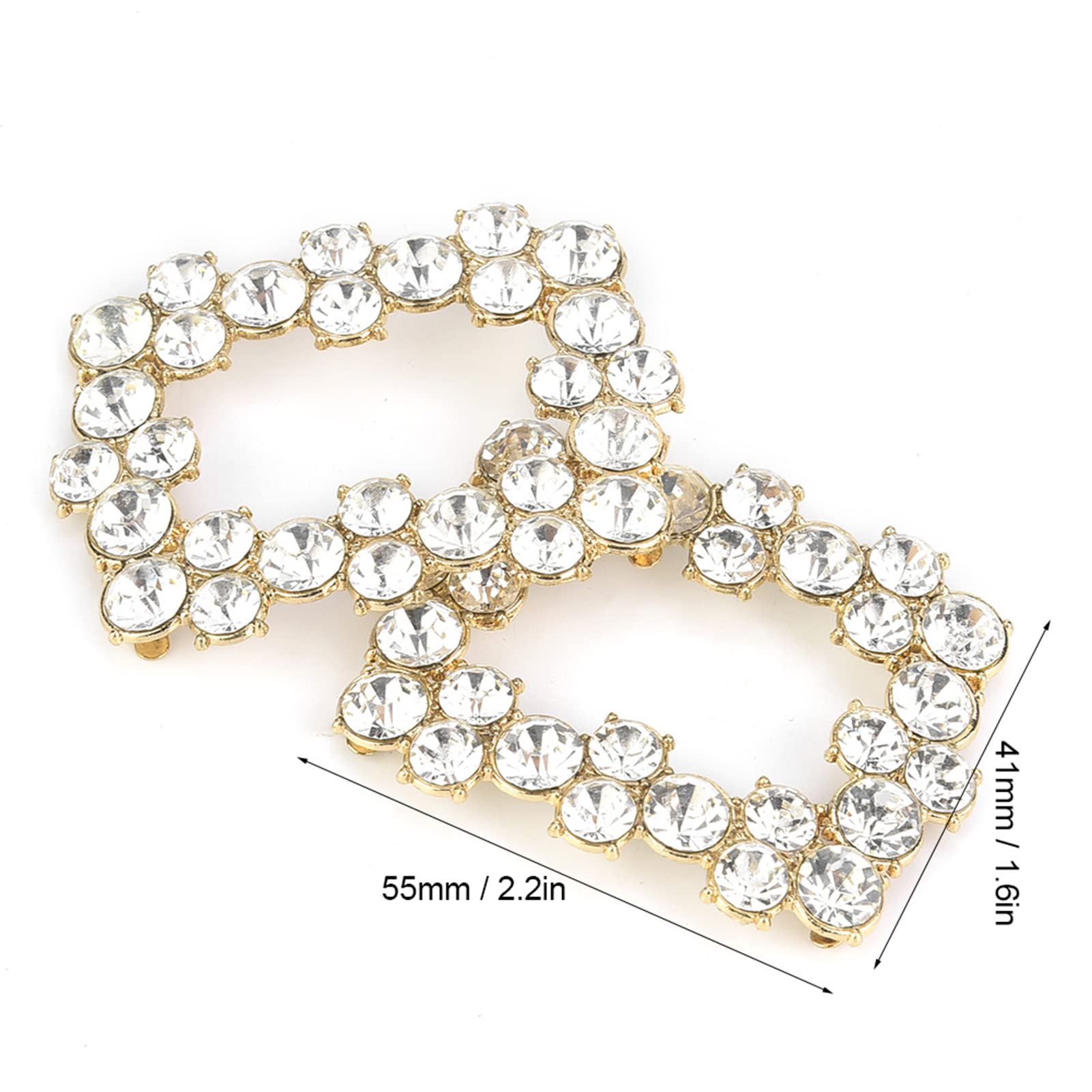 Clip Per Scarpe Da Sposa Con Cristalli E Fibbia In Strass – Accessorio Moda Donna