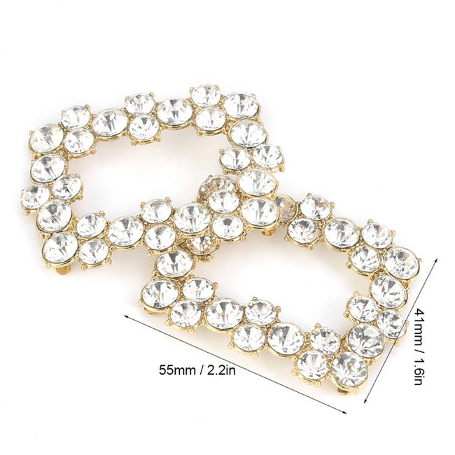 Clip Per Scarpe Da Sposa Con Cristalli E Fibbia In Strass – Accessorio Moda Donna