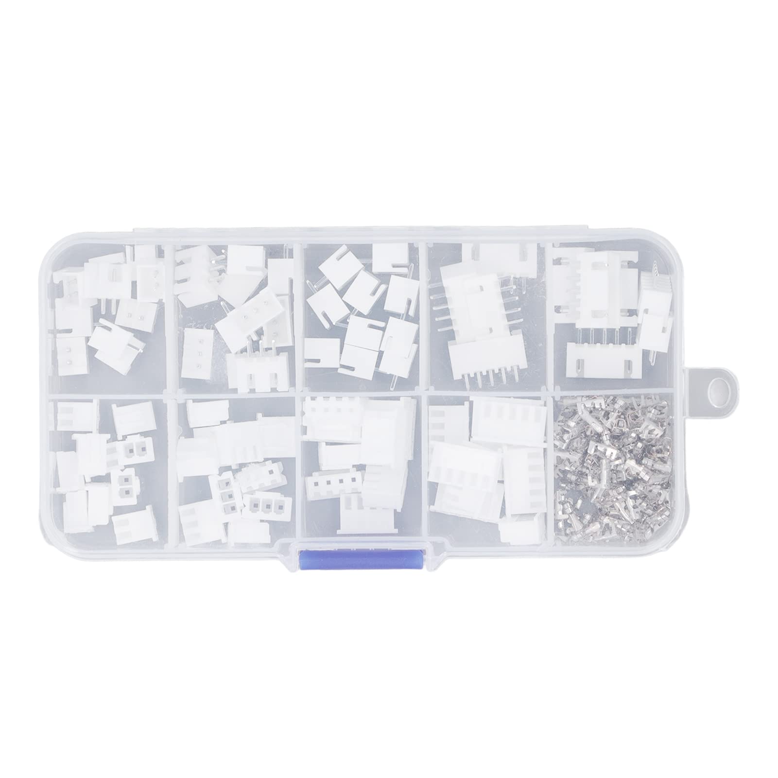 Kit connettore JST da 230 pezzi, guscio in plastica, ottone, 2P, 3P, 4P, 5P, XH2,54 mm, kit connettore alloggiamento maschio femmina - 6