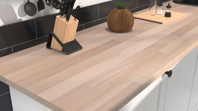 Tampo de bancada em faia (Qualidade A/B) - 320CM - SOGEM