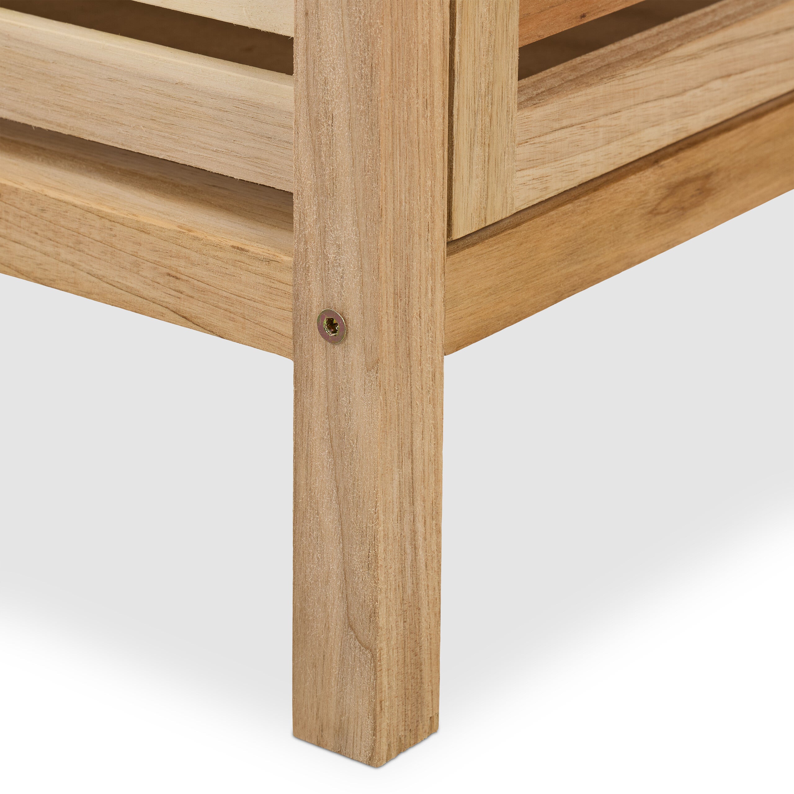 Mobile Salvaspazio per Bagno e Cucina, Scaffale in Legno Noce, 2 Ripiani, Vano con Ante, HLP 86x67,5x35,5 cm, Relaxdays - 8