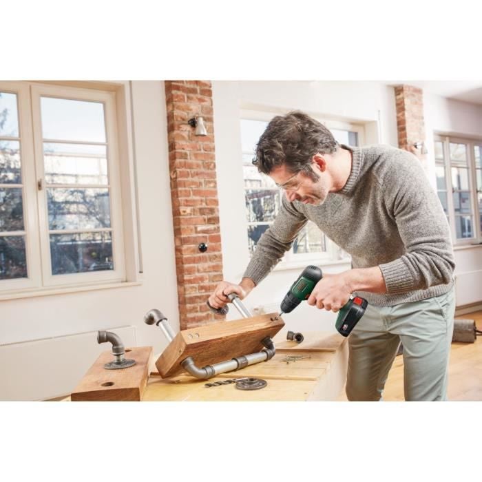 Trapano a percussione/avvitatore a percussione universale a batteria a 2 velocità 18V - Strumento nudo - 4