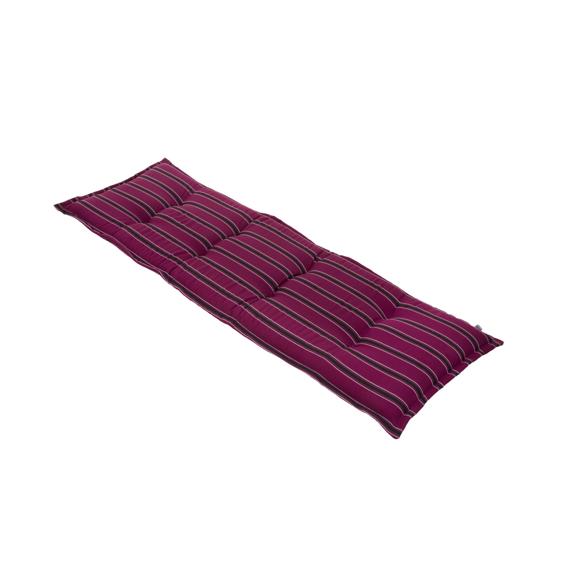 Poduszka na ławkę 150 cm fioletowy pasy PATIO