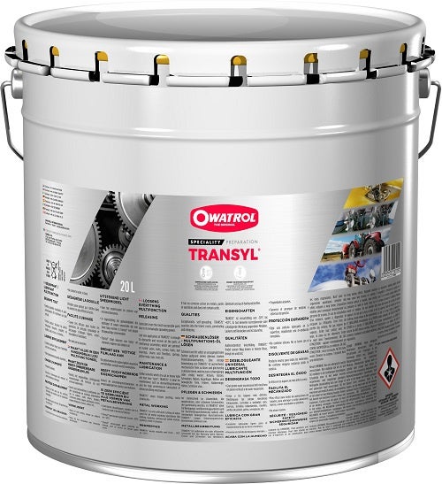 Dégrippant et lubrifiant multifonction Owatrol TRANSYL® 20 litres ...