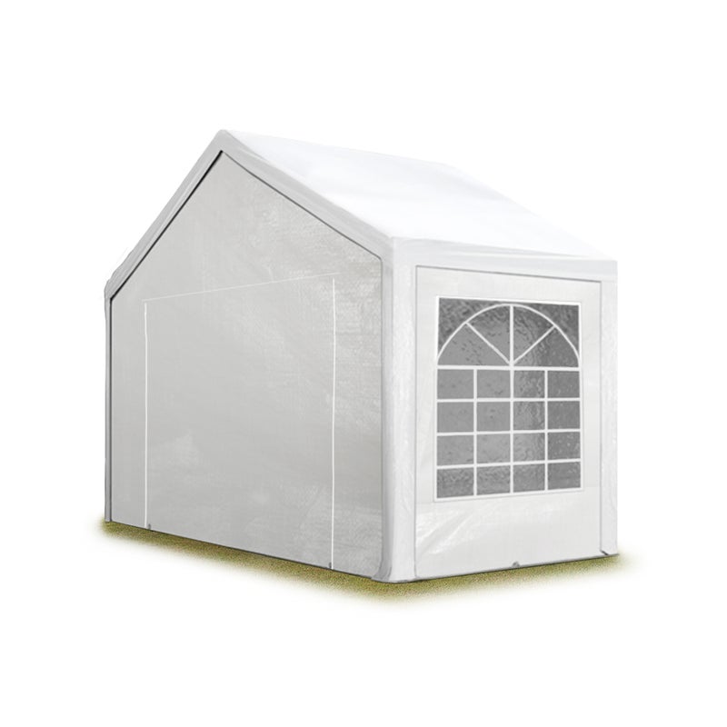 Namiot imprezowy pawilon 3x2 m w białej plandece PE 350 N wodoodporny namiot ogrodowy z ochroną UV