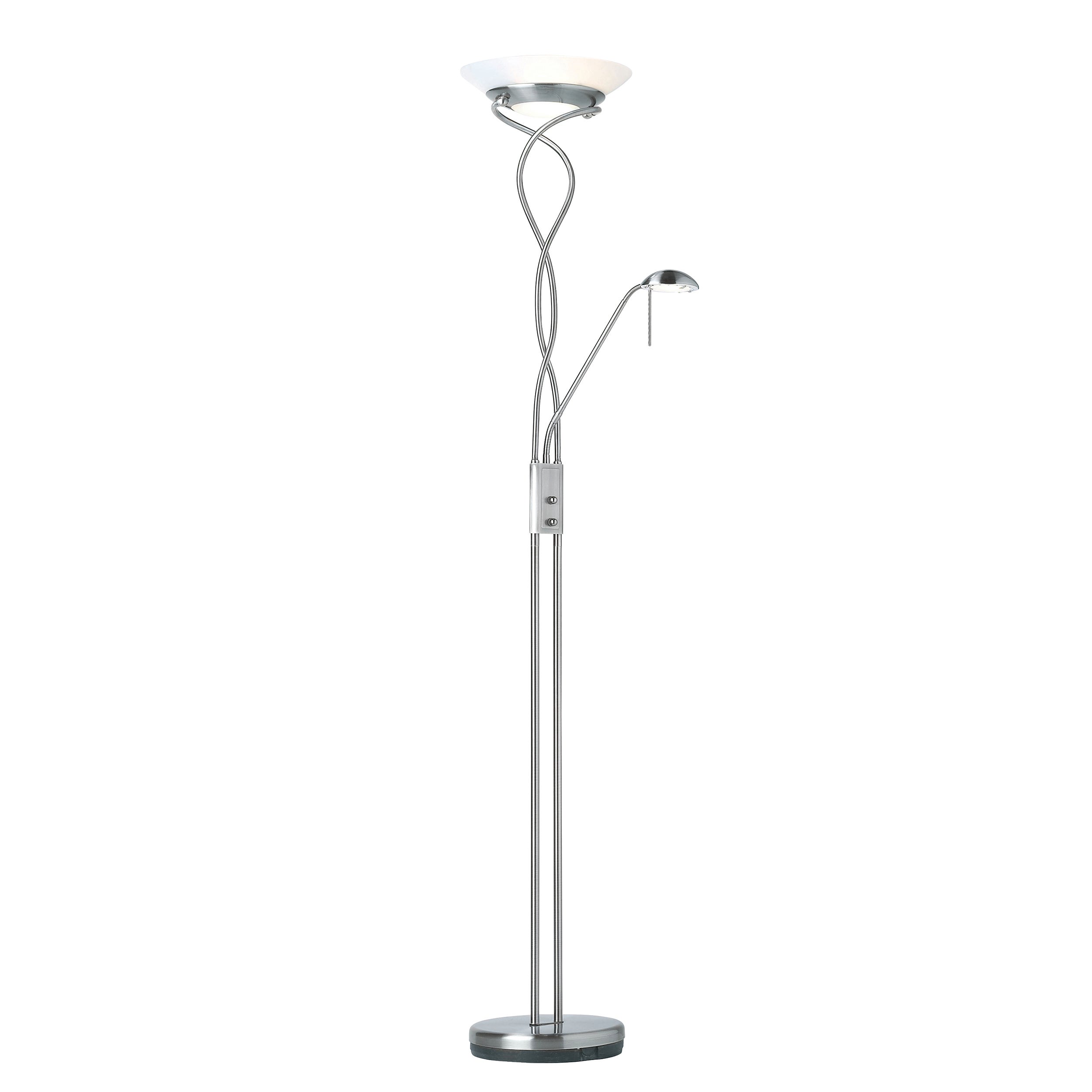 Lampa stojąca lampka do czytania MONACO chromowana-srebrna 1xR7s+G9x230W metal wym:182x32,5x32,5cm IP20 Endon