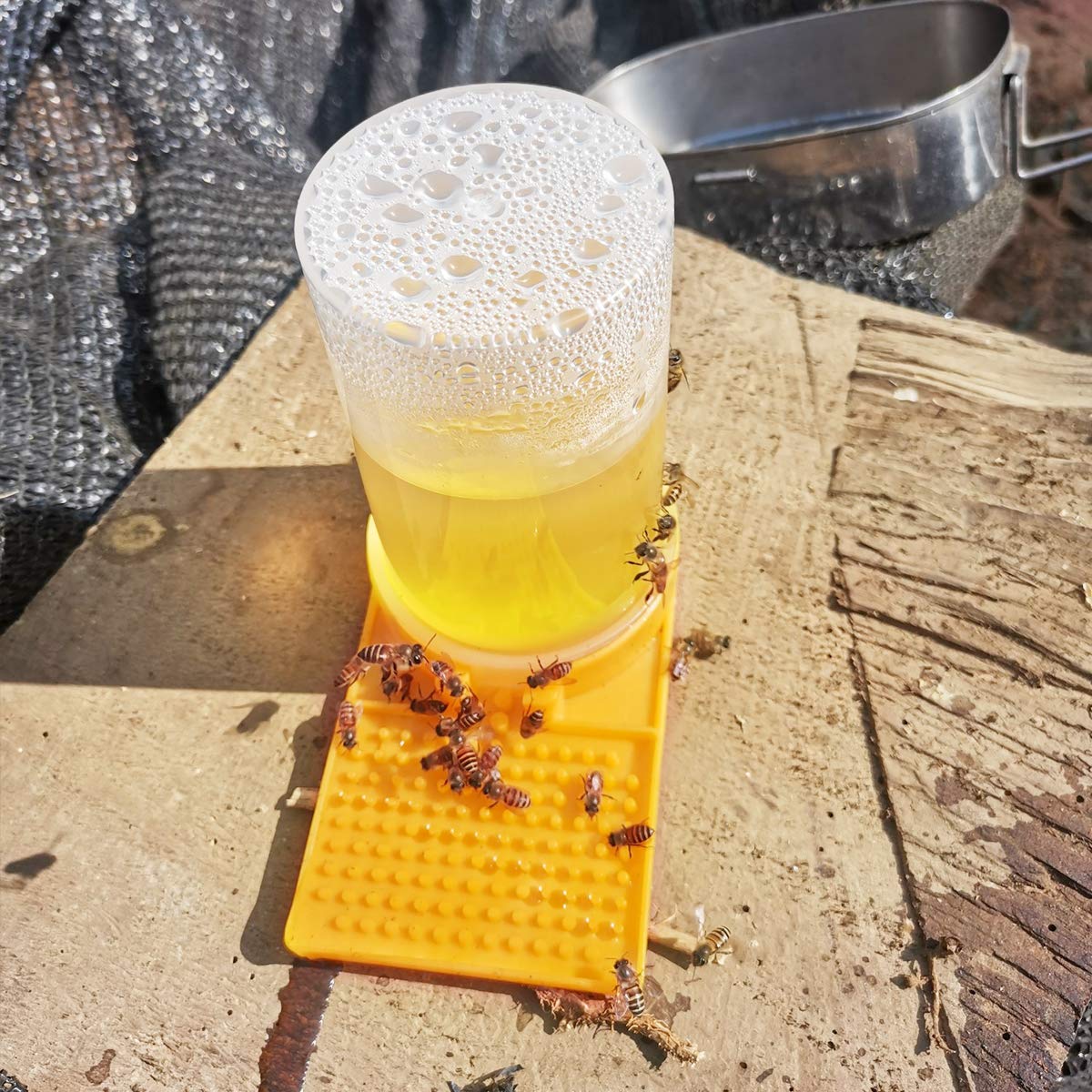 Distributeur D'eau pour Abeilles, 3 Pièces Abeilles D'entrée Alimentation Plastique Entrée Nid Abeille Abeille Ruche Entrée Nourrisseur pour Abeilles - 5