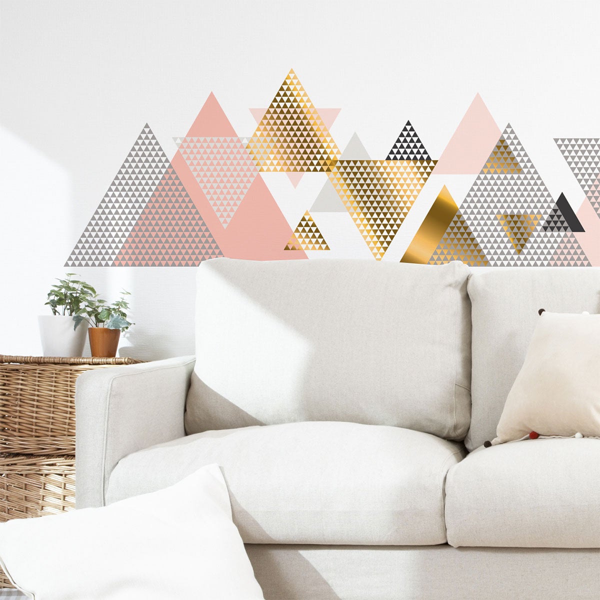 Adesivo montagna scandinavo oural - Sticker adesivo - adesivi murali - 110x165cm - 5