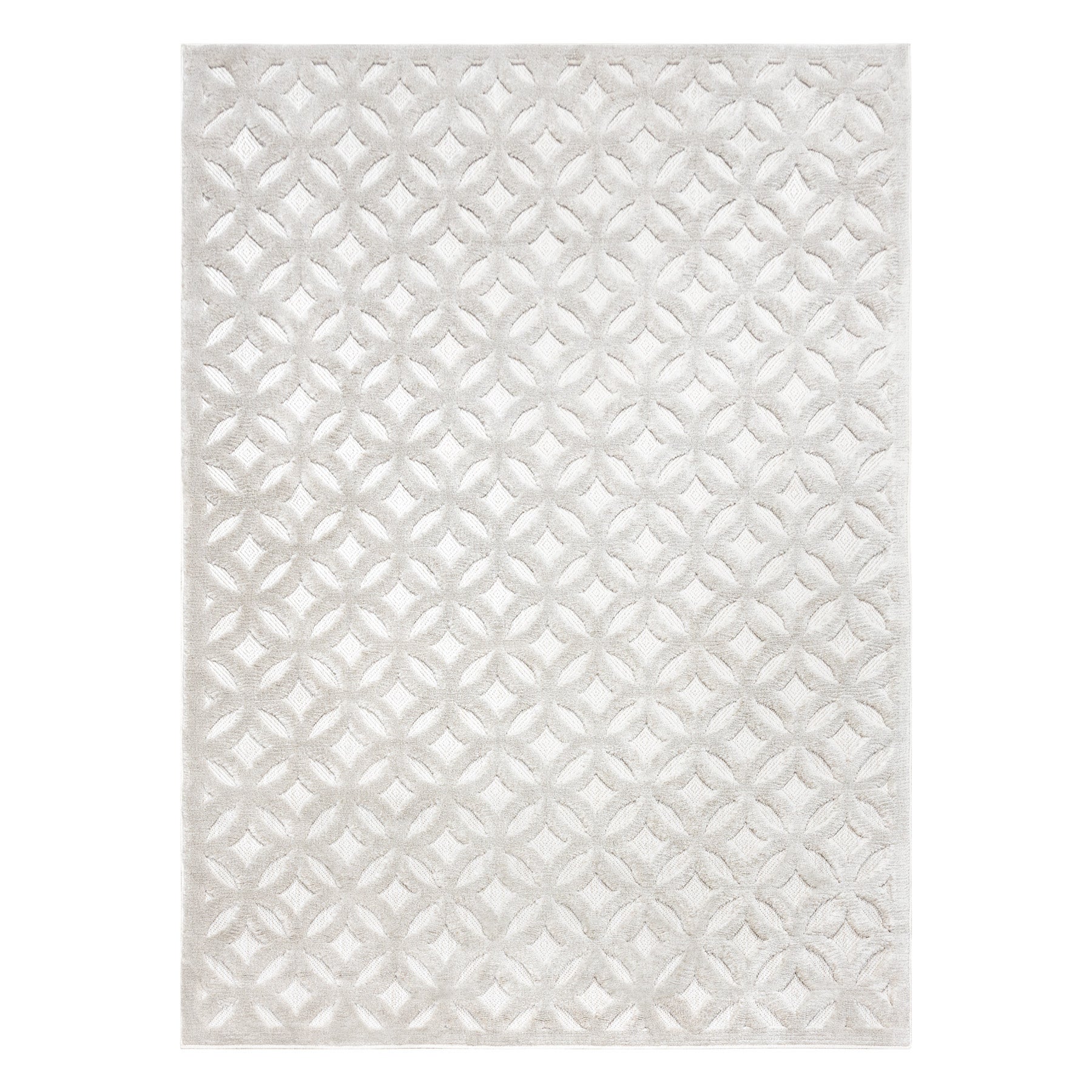 Dywan SANTO SZNURKOWY SIZAL 58507 Ażur, art deco beż 140x190 cm - 2