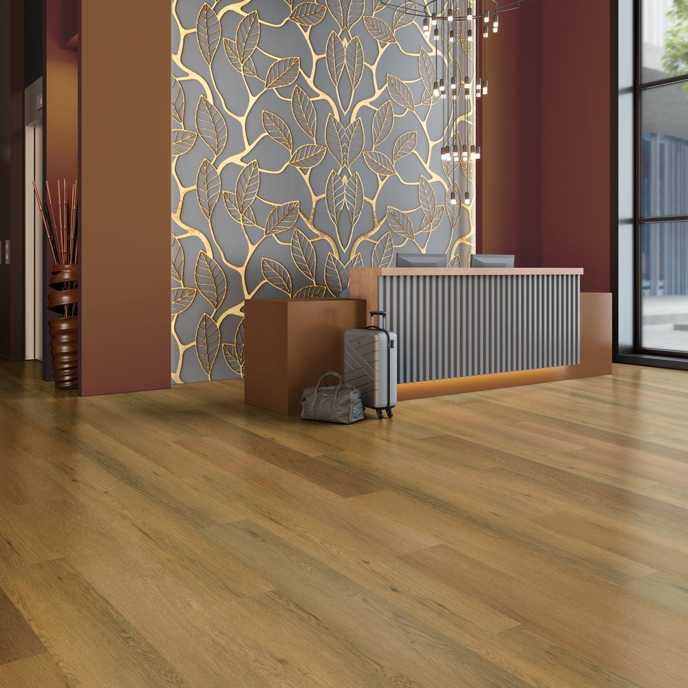 Galaxy  Suelo Vinílico Clic Spc Orion Large Cinnamon Silence , Leroy Merlin