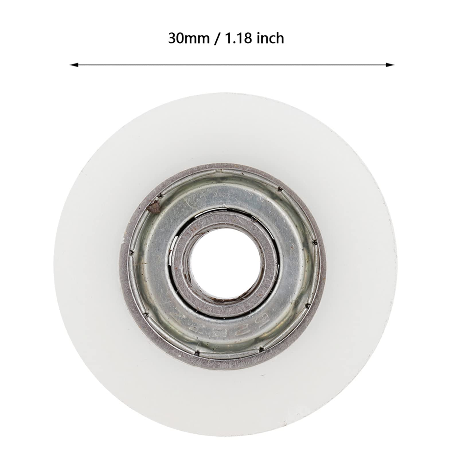 Ensemble de roulettes pour porte coulissante, roulettes pour porte de douche, roulettes de remplacement - 4