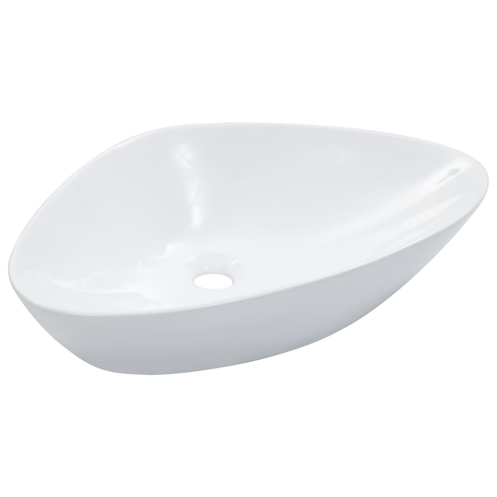 Lavabo lavabo da appoggio lavabo da appoggio montato interno bagno doccia cabina WC casa 58,5 x 39 cm cer 02_0002610 - 2