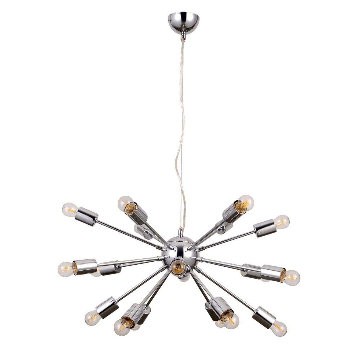 Żyrandol Theo chromowana 18 x E27 x 40W wym:120x64x64cm Italux - 2