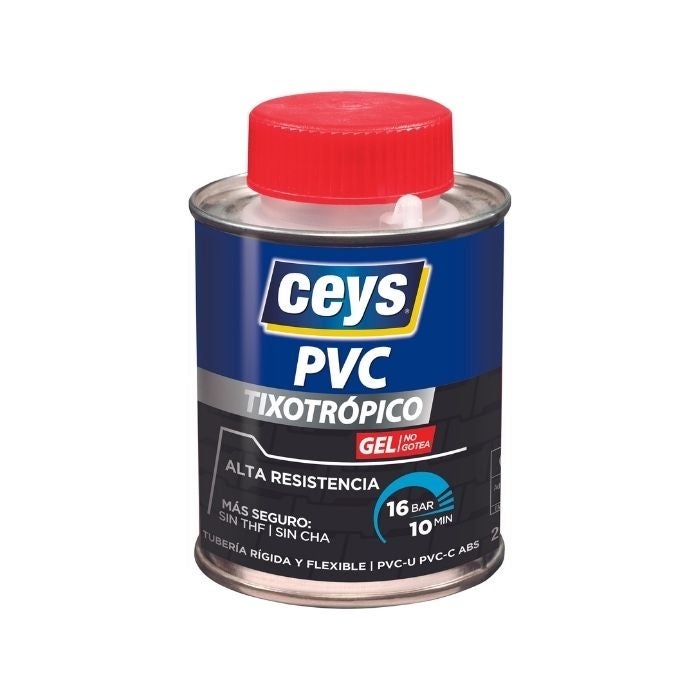 Pvc Instant, Bote Metálico 250ml Con Pincel A2011 Unecol 