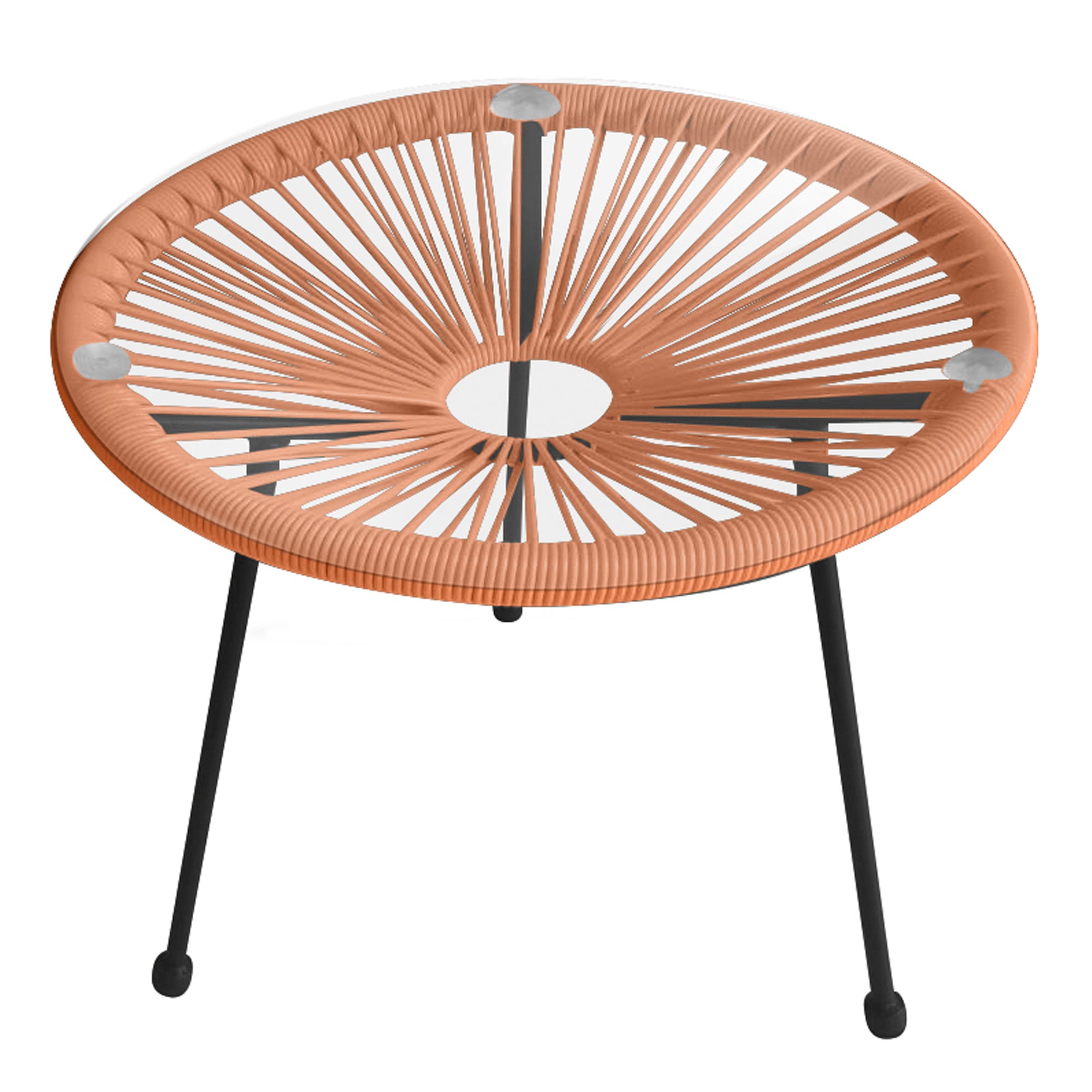 Stolik żyłkowy Arthur 48 cm pomarańczowy PATIO