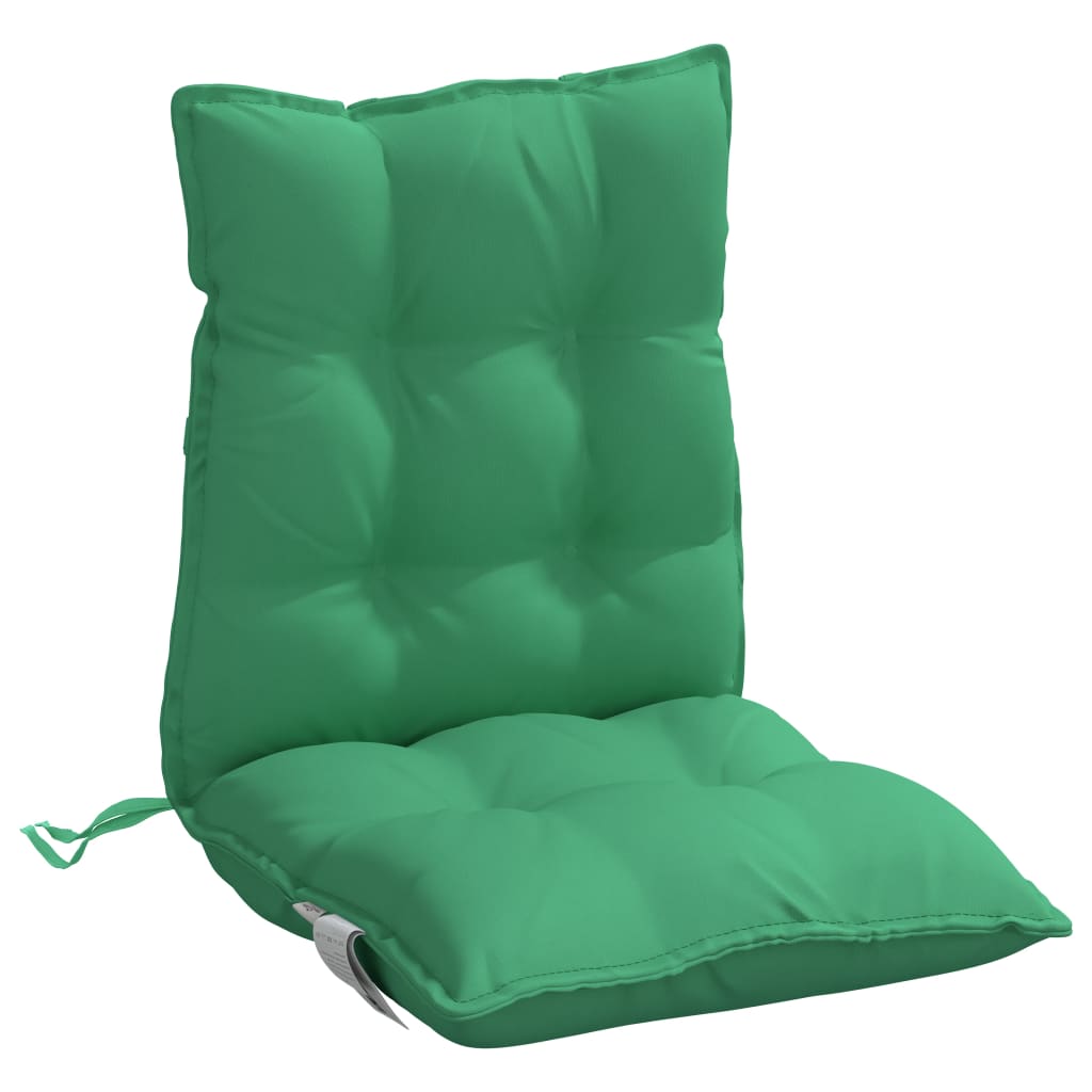 Coussin d'extérieur 4 pièces vert 100 x 50 x 7 cm - 5