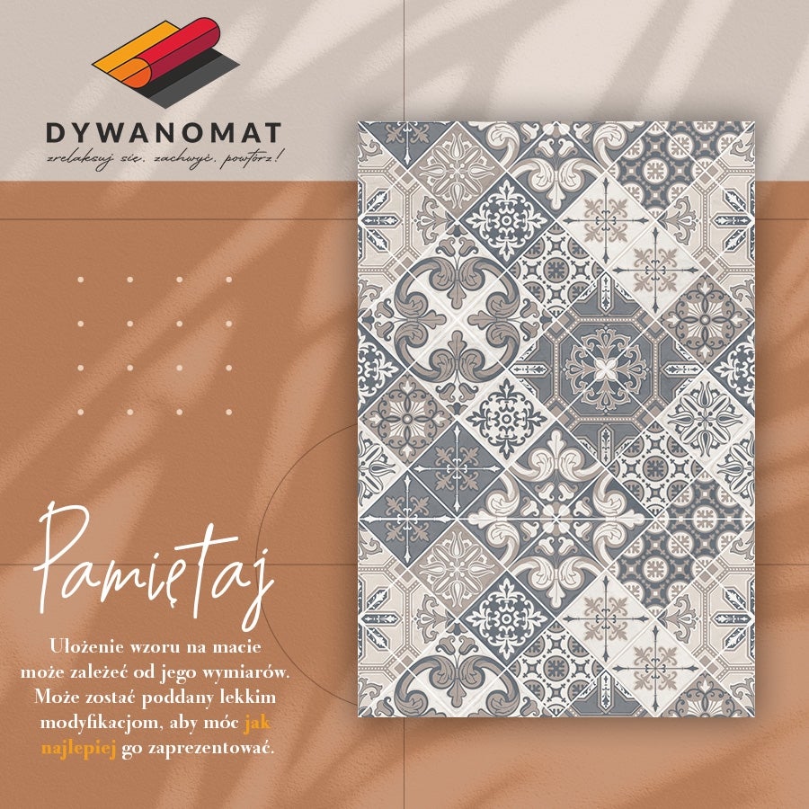 Tapis en vinyle intérieur motif artistique unique, tapis vinyle intérieur décoratif style contemporain 100x150 – Tulup - 3
