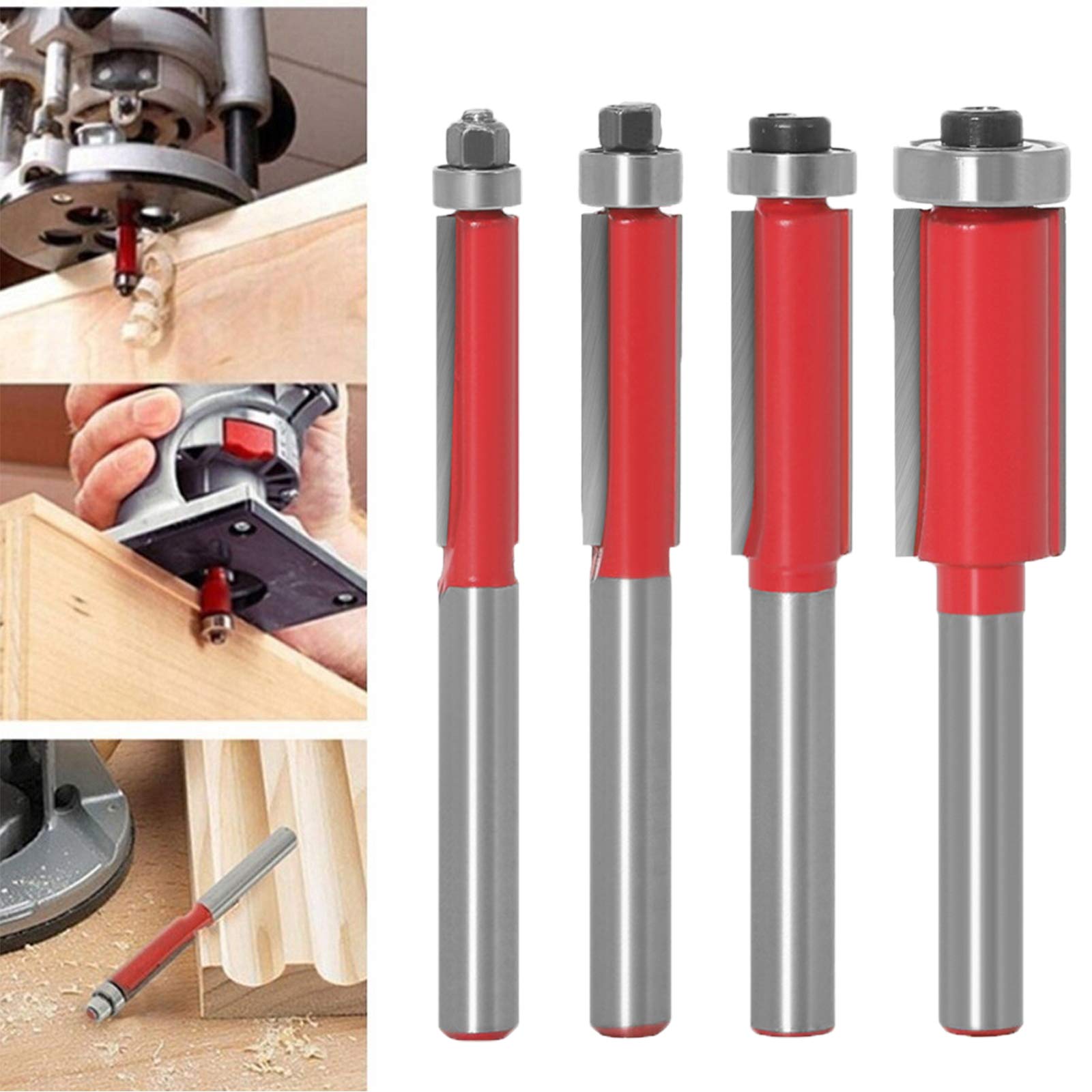 Fresa A Ciotola In Metalluro 28,6mm – Gambo 8mm – Per Legno, MDF E Truciolato – Ideale Per Lavori Di Intaglio