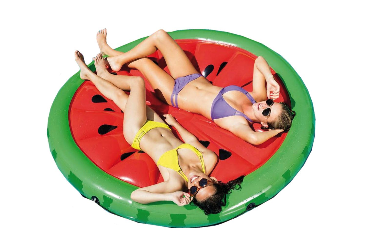 Bouée Gonflable Île Pastèque Géante – 183 Cm – Design Fun Et Réaliste Pour Piscine Et Plage