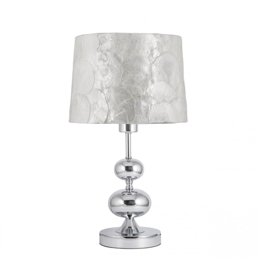 Lindby lampe à poser Aralena, blanc, métal, hauteur 26,5 cm