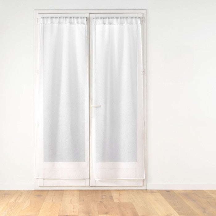 Rideau De Cuisine Court - Style Maison De Campagne - Taille 137x45cm - Pour Petite Fenêtre Ou Bistrot - 9
