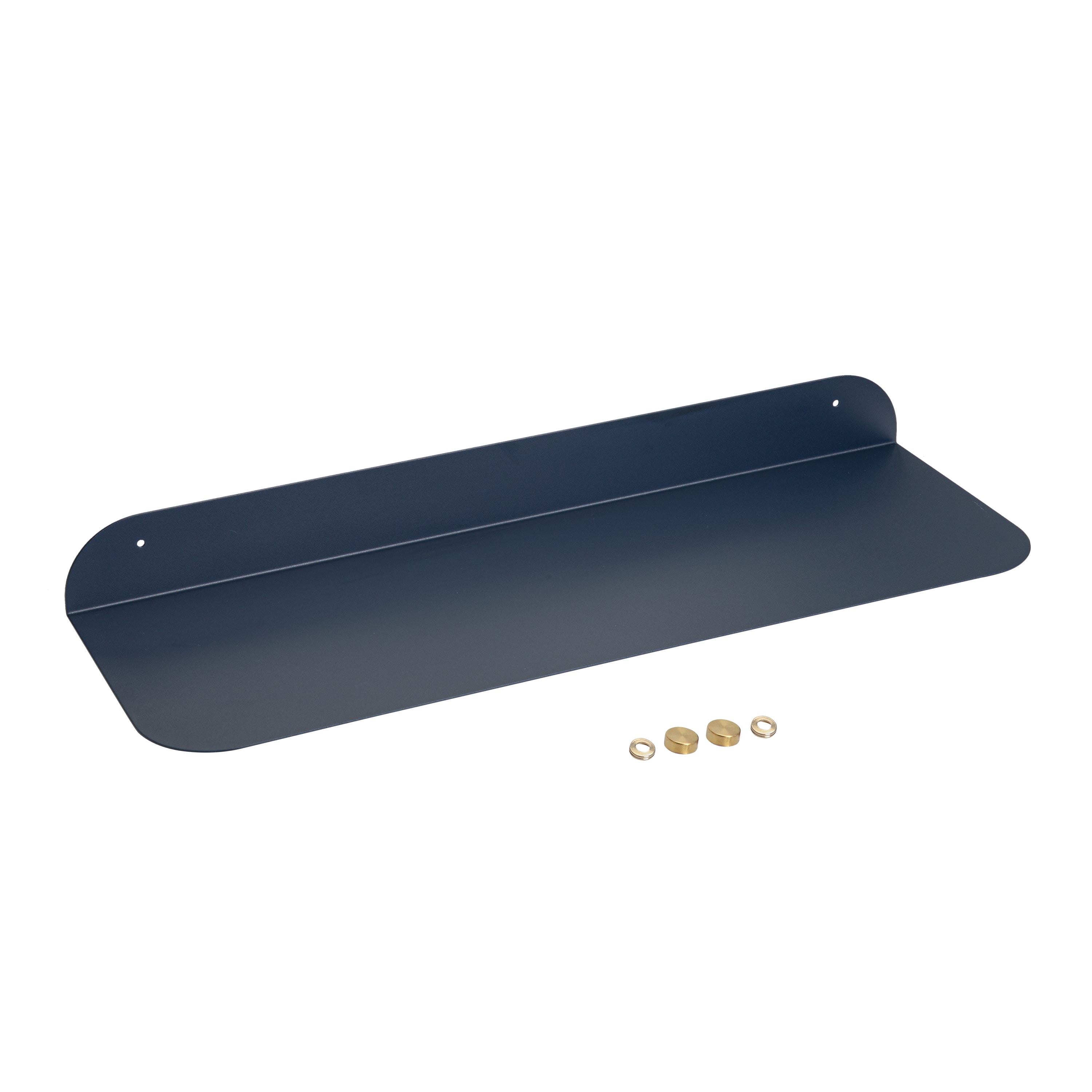 Półka ścienna metalowa ciemnoniebieska SPACEO, wys. 6 x szer. 60 cm x gł. 20 cm