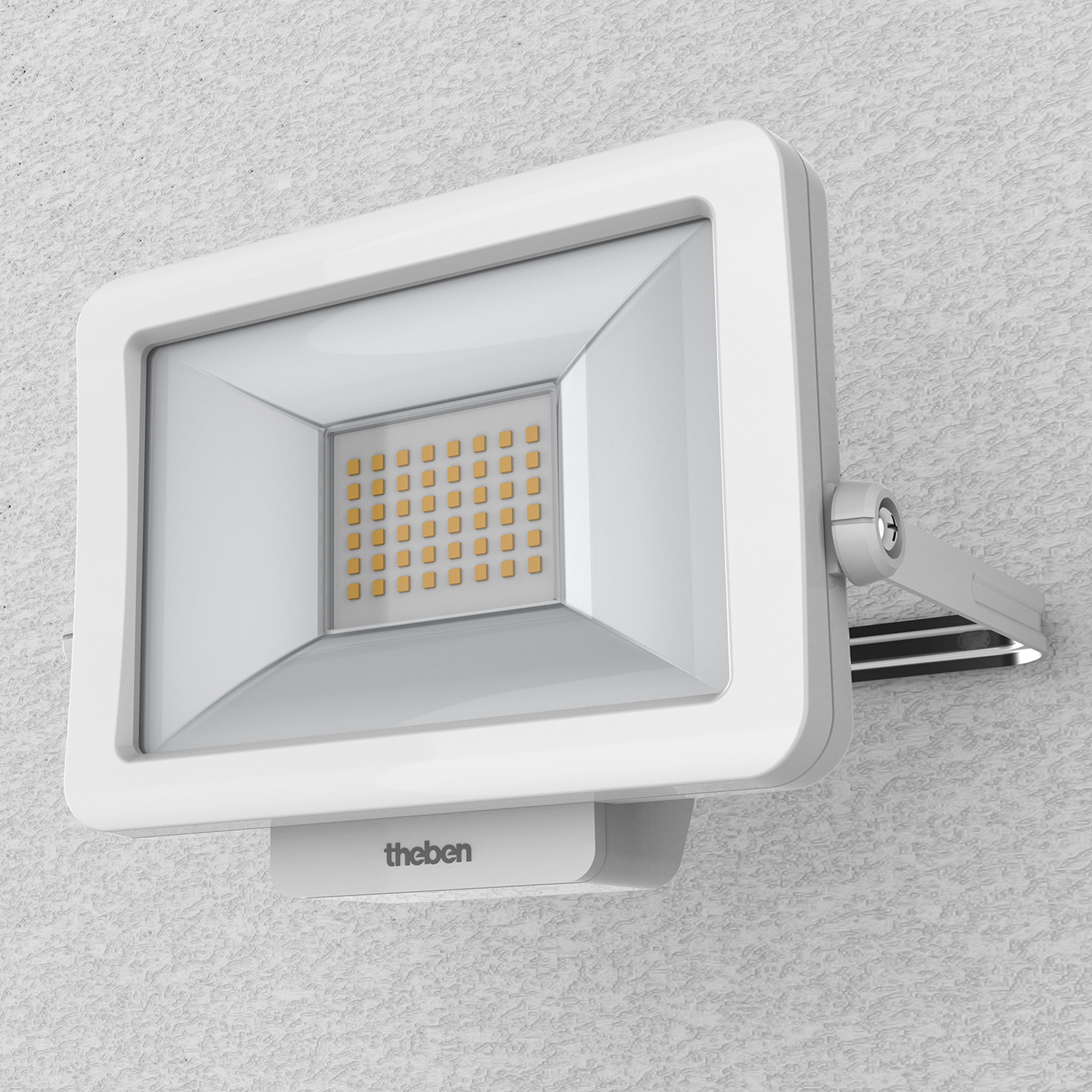 Theben 1020692 theLeda B20L W WH Reflektor LED 20 W, obracany o 360°, 3000 K, ciepła biel - 7