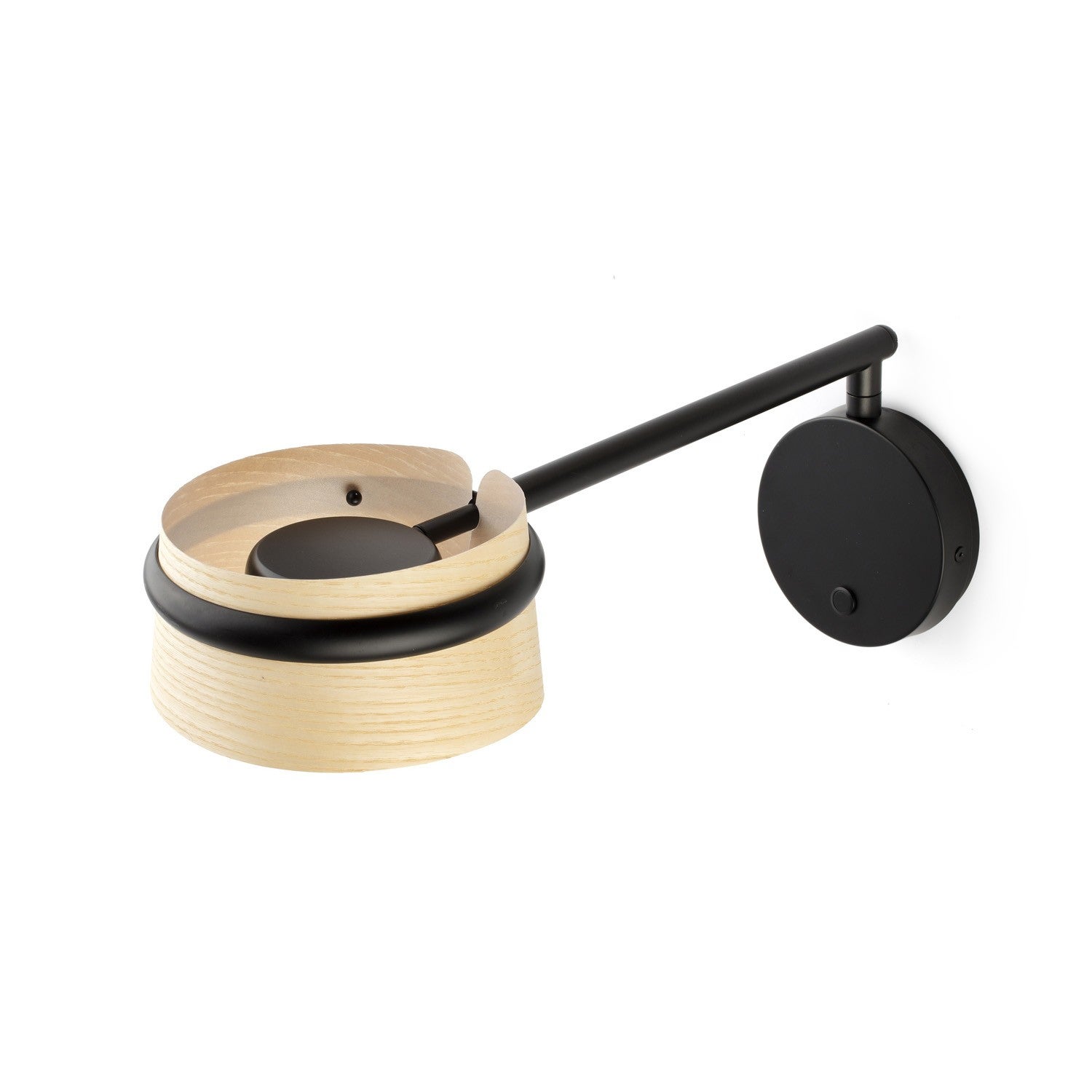 Loop led aplique de pared fresno con brazo articulado 29396