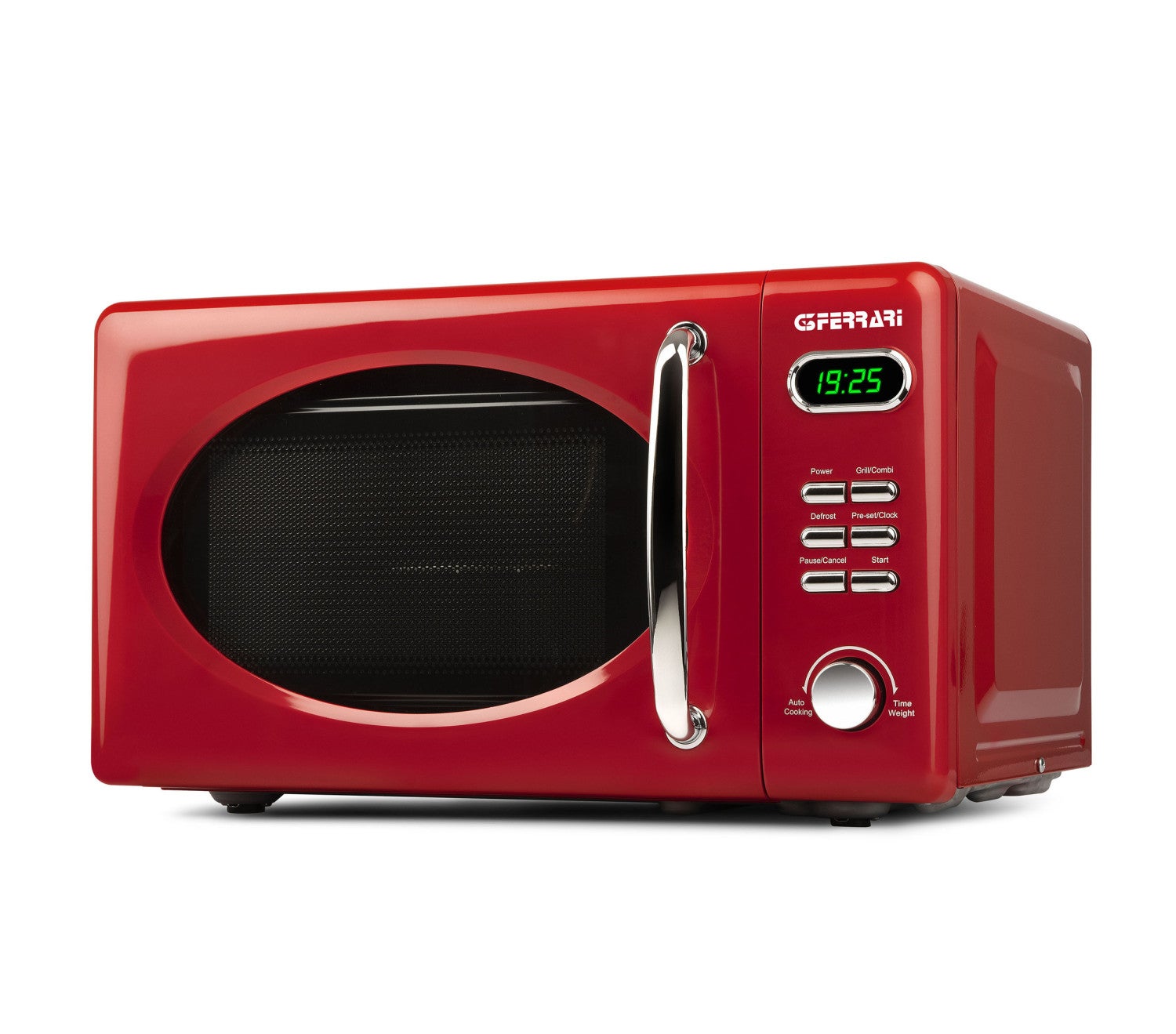 Kuchenka mikrofalowa G3FERRARI G1015502 red czerwona z grillem 700W 20L