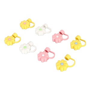 Coperchio per cannuccia antipolvere riutilizzabile, diametro 10 mm, forma di fiore, in silicone, per casa, esterno, 8 pezzi | Leroy Merlin