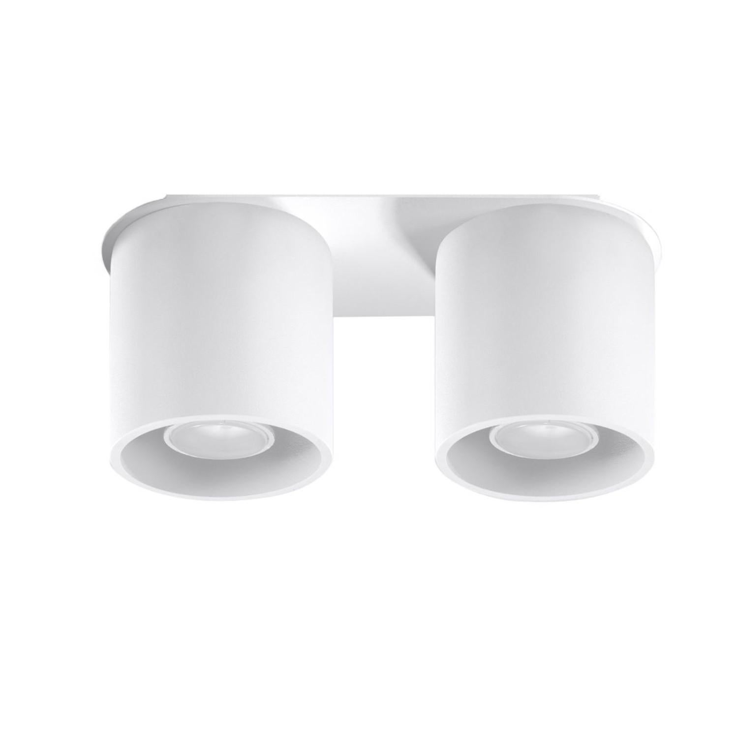 Reflektor sufitowy spot natynkowy Orbis inny biały 2xGU10x40W wym: 26 x 10 cm metal Sollux Lighting