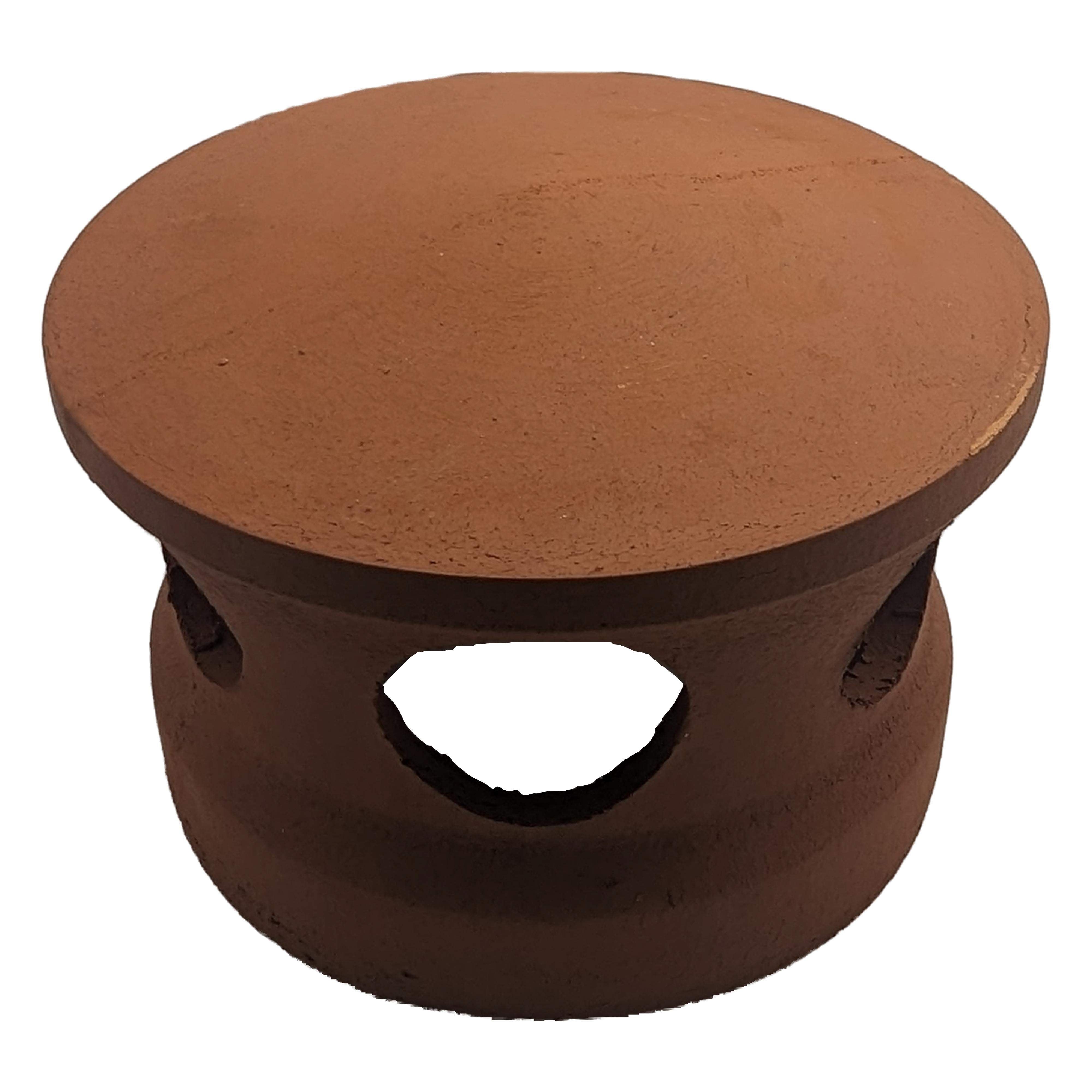 Lanterne de toiture en terre cuite rouge, Chapeau pour tuile à douille, Passage tuyau d 150 mm - 3