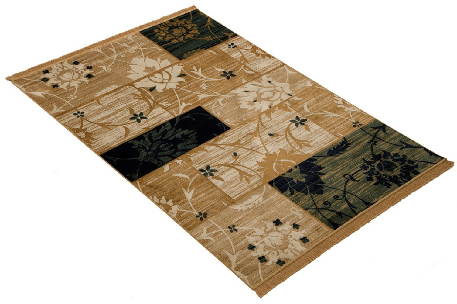 Nowy nowoczesny dywan z krosnem mechanicznym - 140x95 cm