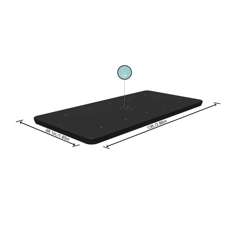 Bestway Bâche 4 saisons rectangle pour piscine Power Steel 404/412 x 201 cm - 3