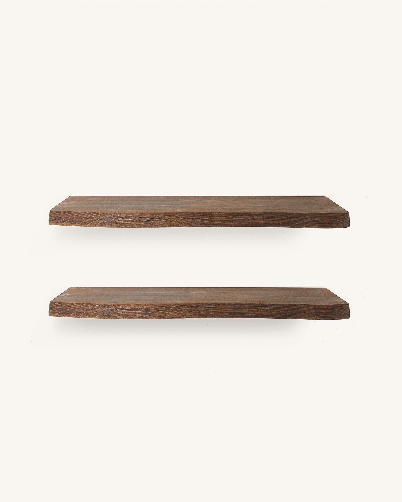 EUGAD 2X Estantes De Pared Con Soporte De Tubo, Bladas Flotantes Industrial, Estanterias Flotantes Para Adornos, Estantes De Pared Para Salón, Cocina Y Dormitorio, Marrón Rústico, 60x20 Cm