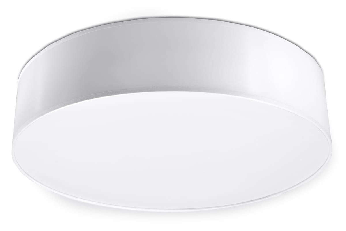 Plafon Arena okrągły biały 3xE27x20W wym: 12 x 45 cm IP20 tworzywo sztuczne Sollux Lighting