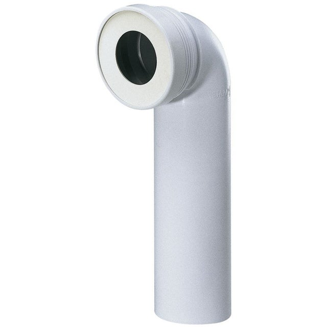 Pipe WC longue - mâle coudée à 90°