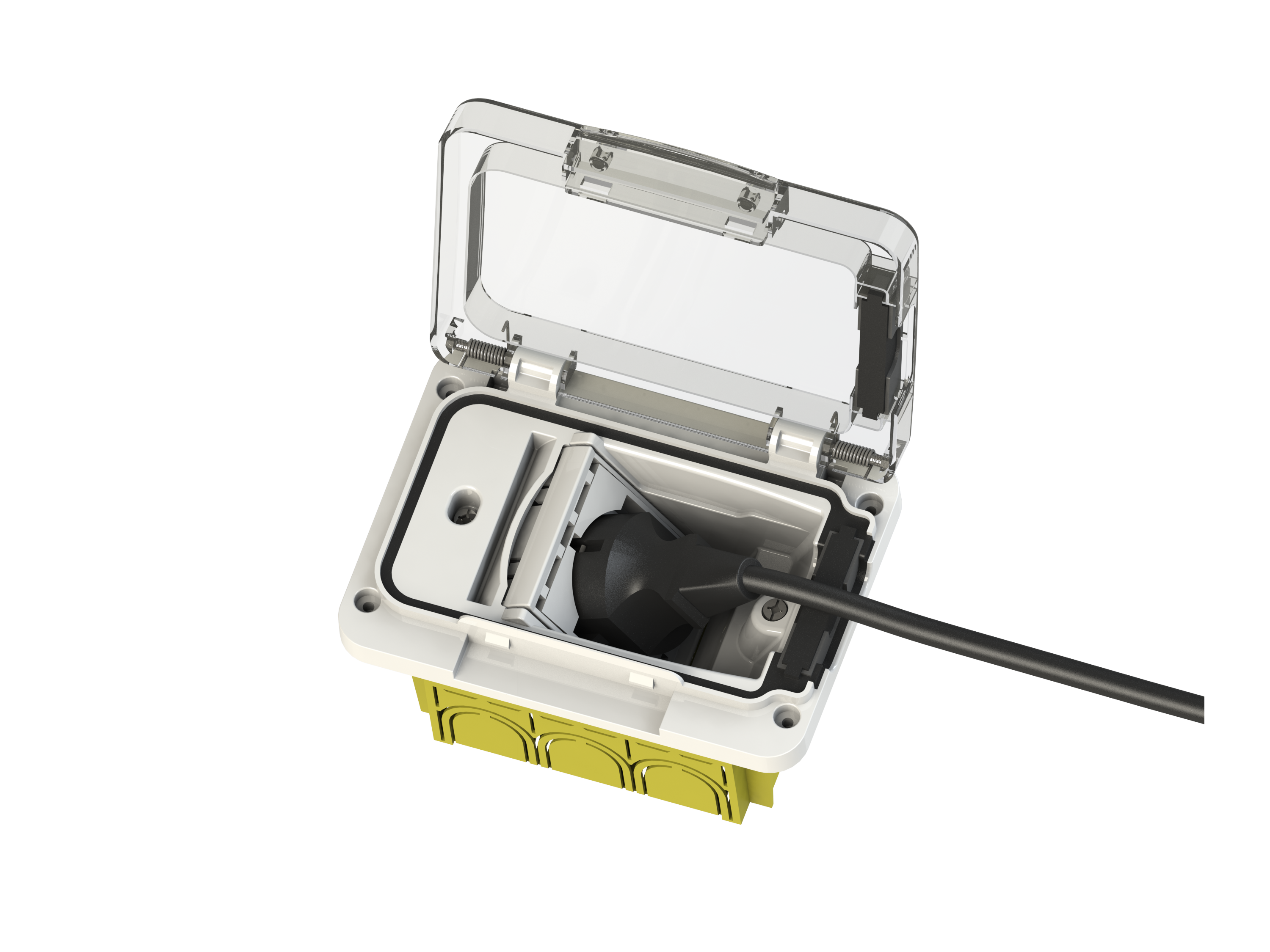 Wide IP55 Bianco con schuko bivalente - 7