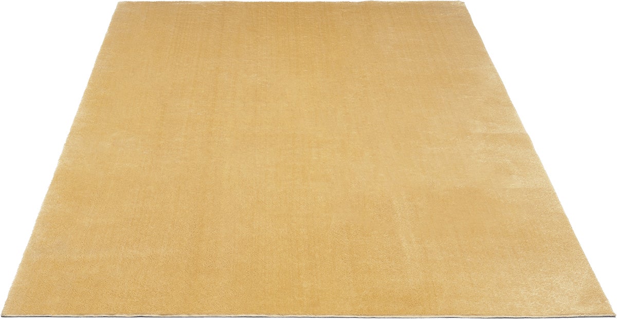 the carpet Relax tapis moelleux à poils courts, dessous antidérapant, lavable à 30 degrés, super soft, aspect fourrure, Or, 160 x 220 cm - 3