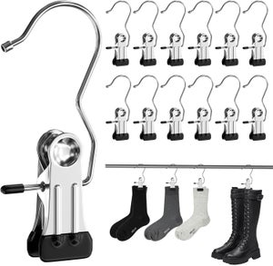 20 Pz Asciugamano In Acciaio Inox Mollette Clip Ap... – Grandado - Foto 3