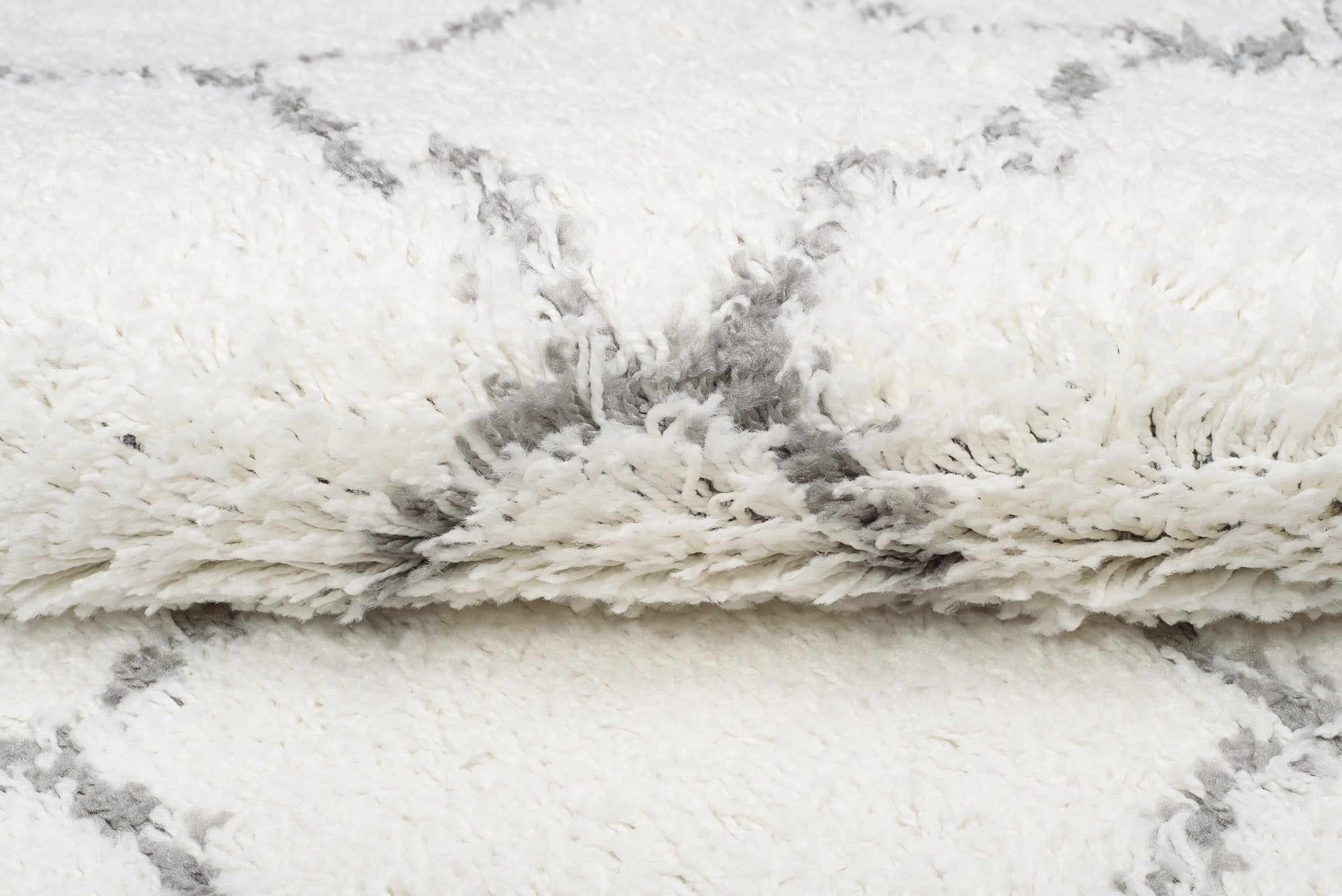 TAPISO Boho Tappeto Passatoia Morbido Salotto Corridoio Ingresso Marocchino Frange Crema Grigio Shaggy 100 x 250 cm - 9