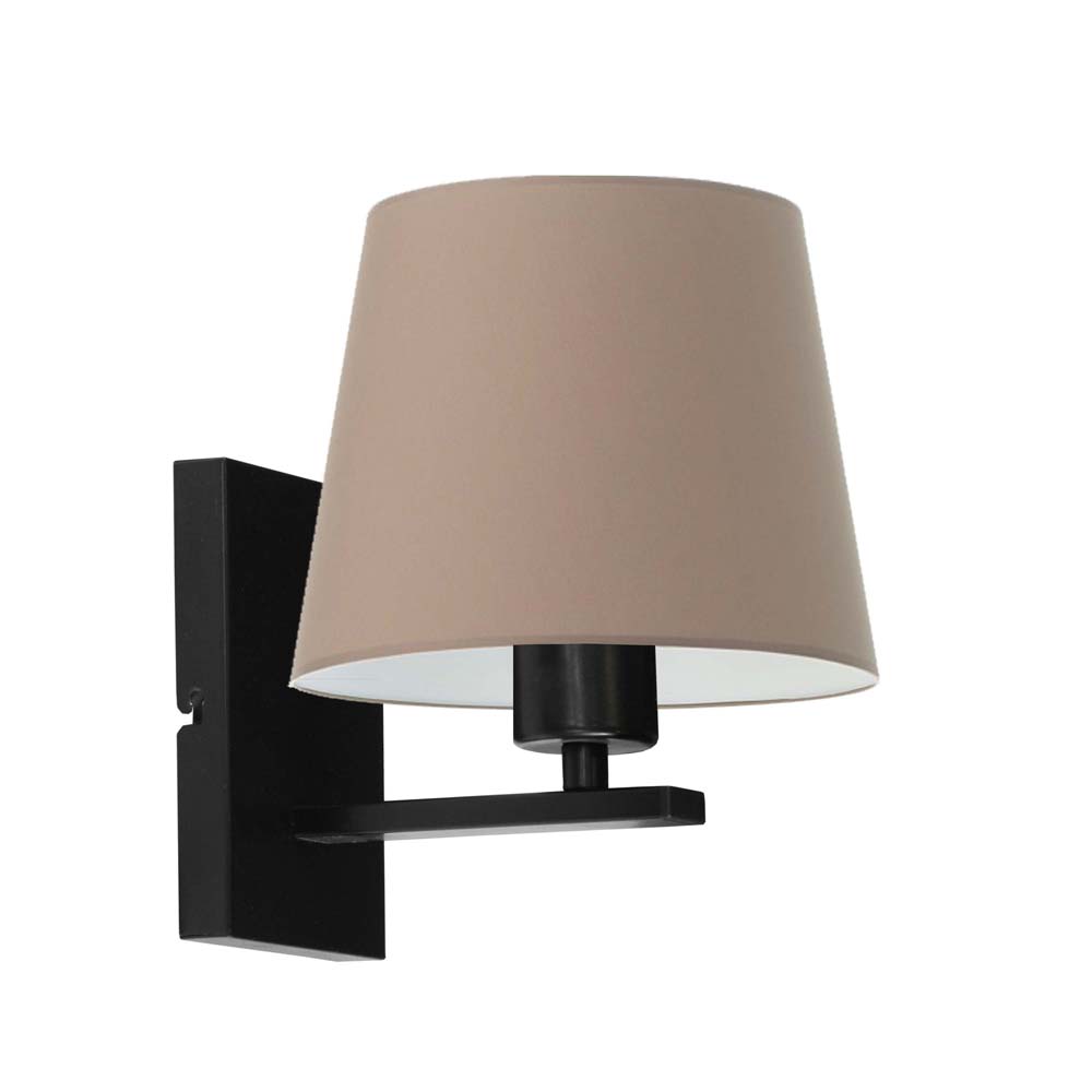 Kinkiet lampa ścienna lampa na ścianę z abażurem stożek MOTO